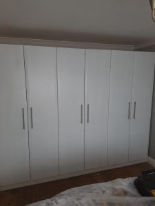 uPVC Wardrobe Spraying After