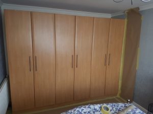 uPVC Wardrobe Spraying